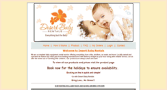 Desktop Screenshot of desertbabyrentals.com